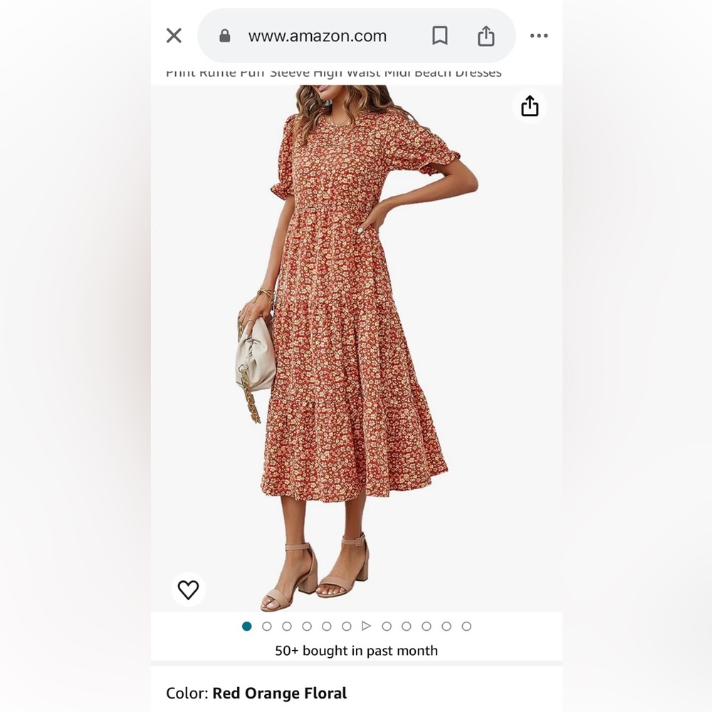 Maxi floral dress